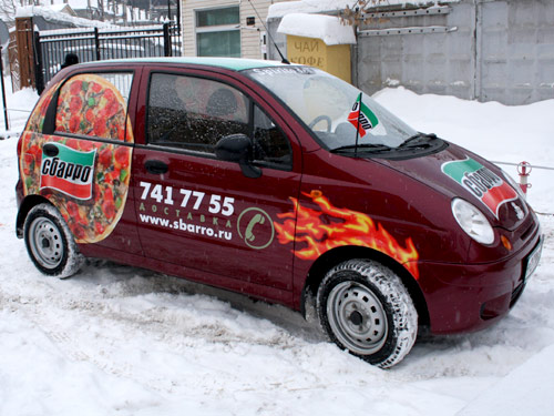Самые популярные автомобили для доставки пиццы